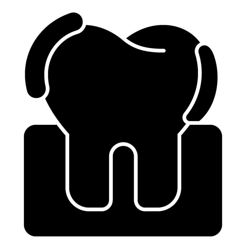 Plaque solid icon vector
