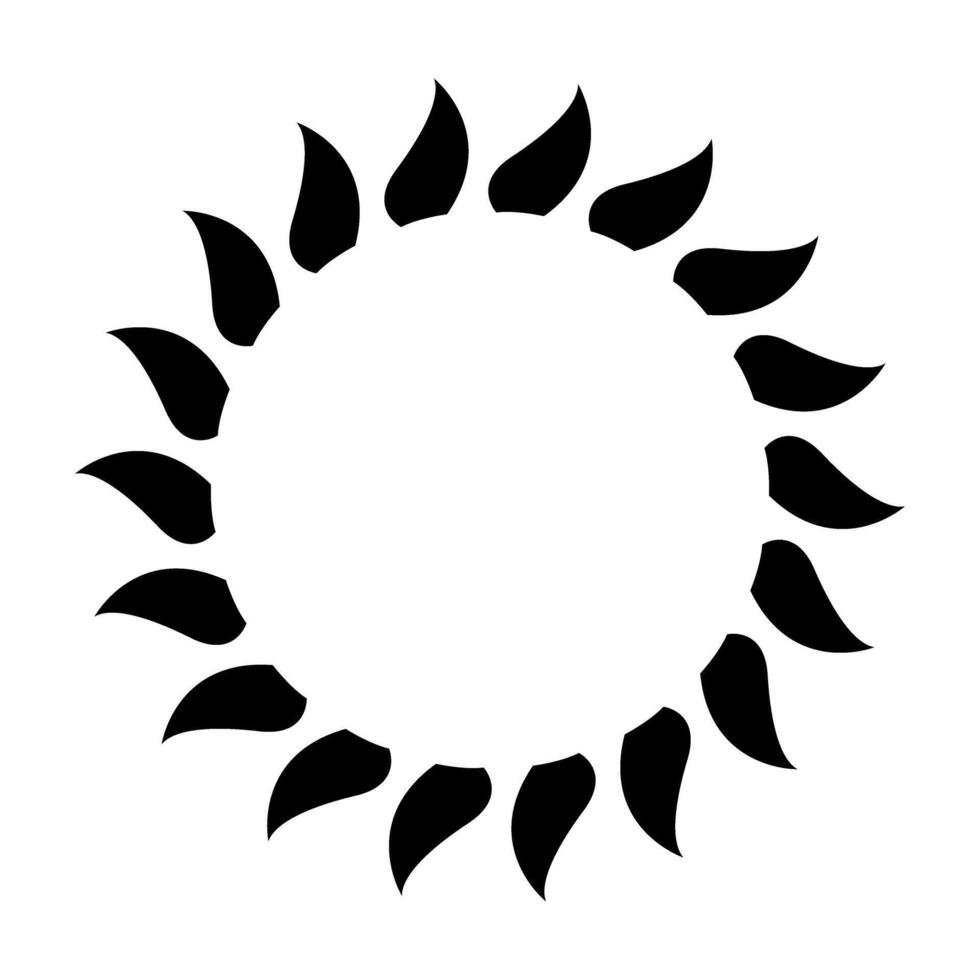 Sunshine icon . Rays of the sun illustration sign. Solar corona symbol. Sun web icon. Shine symbol design for web and app. Sun icon flat. vector