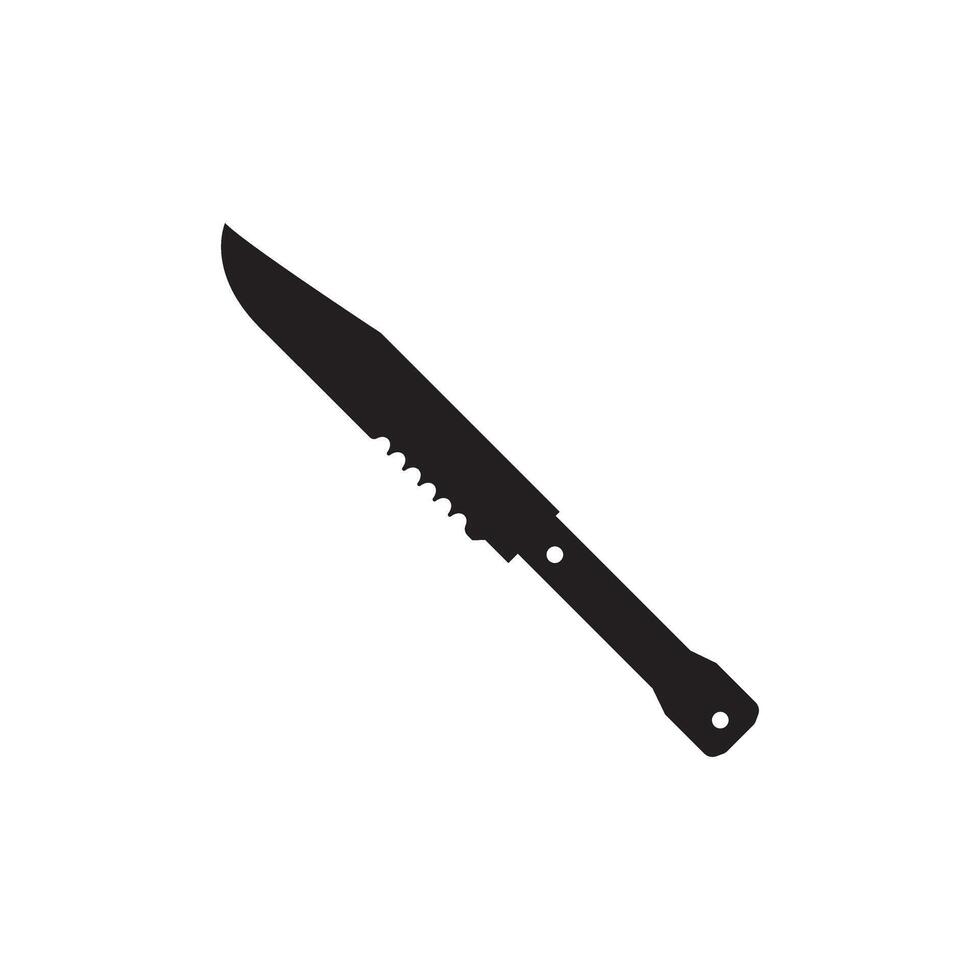 Knife icon. Knife symbol. Flat design style. eps 10. vector