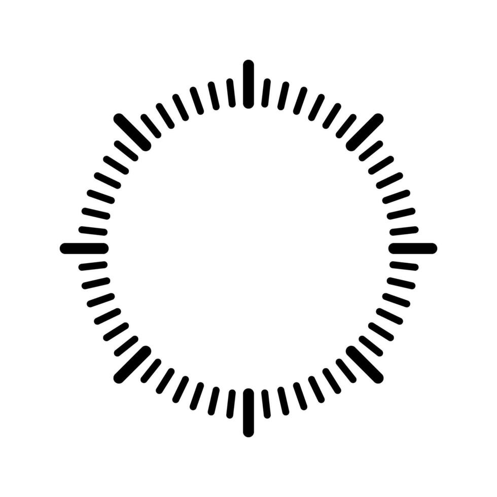 Circular, radial, radiating lines element. Circular, concentric lines icon vector