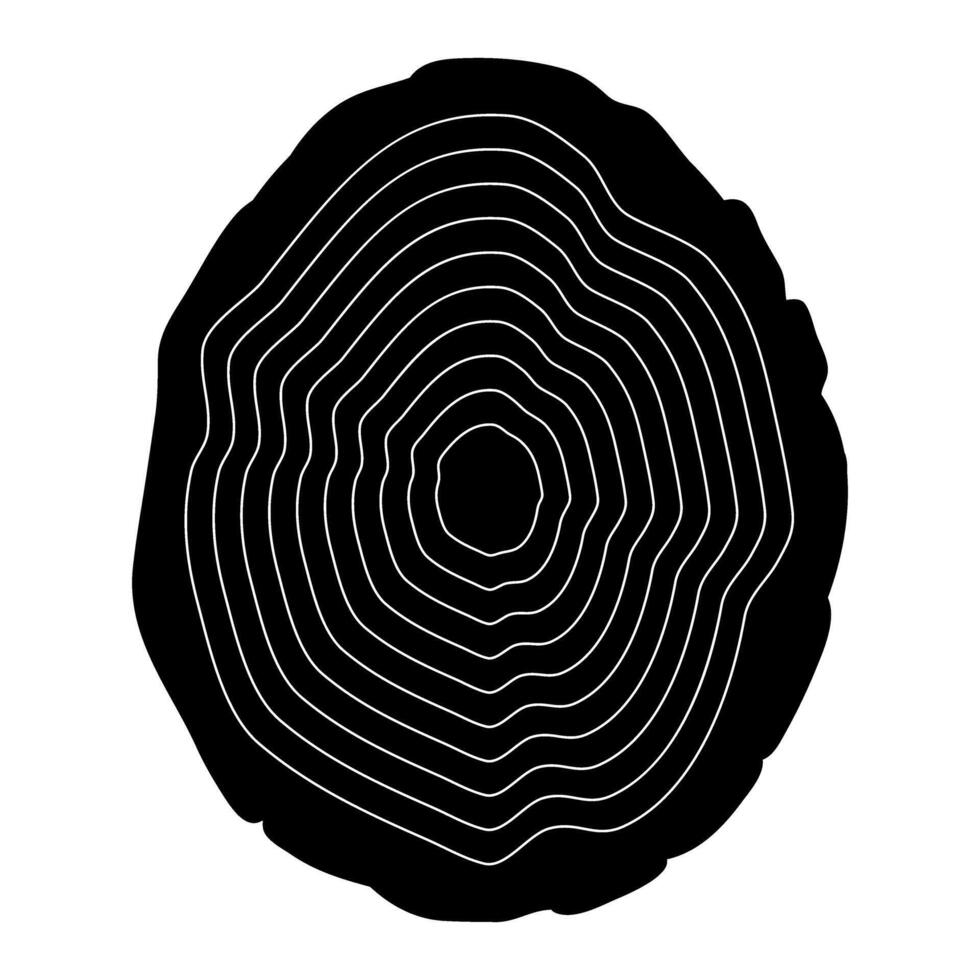 Circular, concentric and radial lines. Abstract concentric circles vector