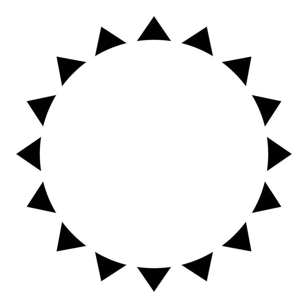 Circular, concentric and radial element. Abstract geometric circle. Circular, concentric and radial element vector