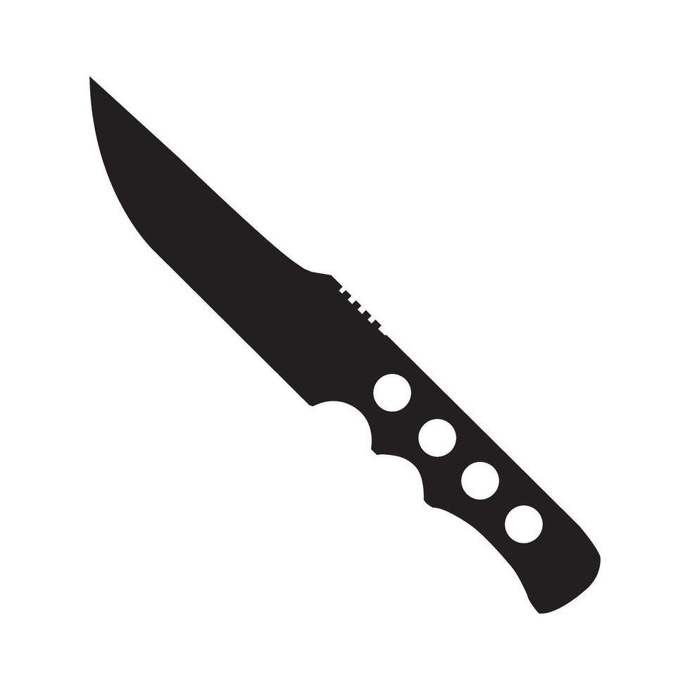 Knife icon . Knife symbol. Flat design style eps 10 vector