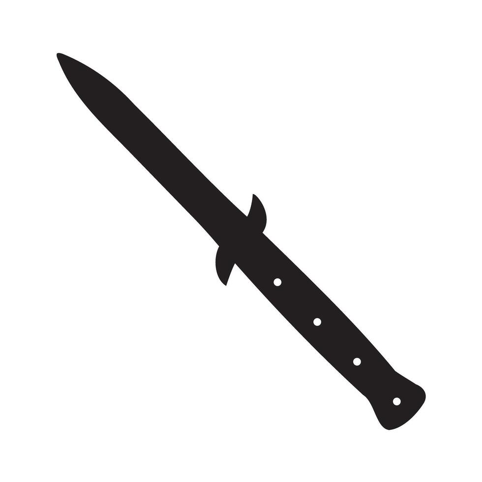 Knife icon. Knife symbol. Flat design style eps 10 vector