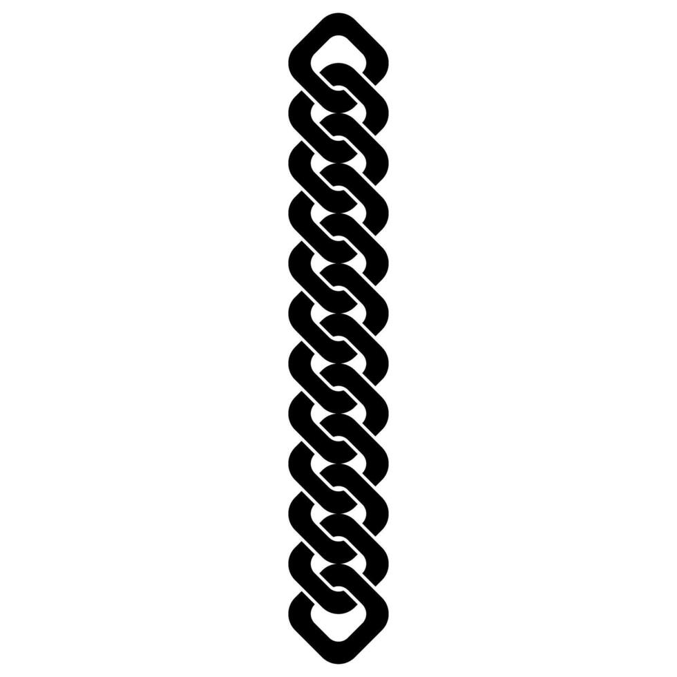 Chain icon isolated on white background. illustration. Eps 10. vector