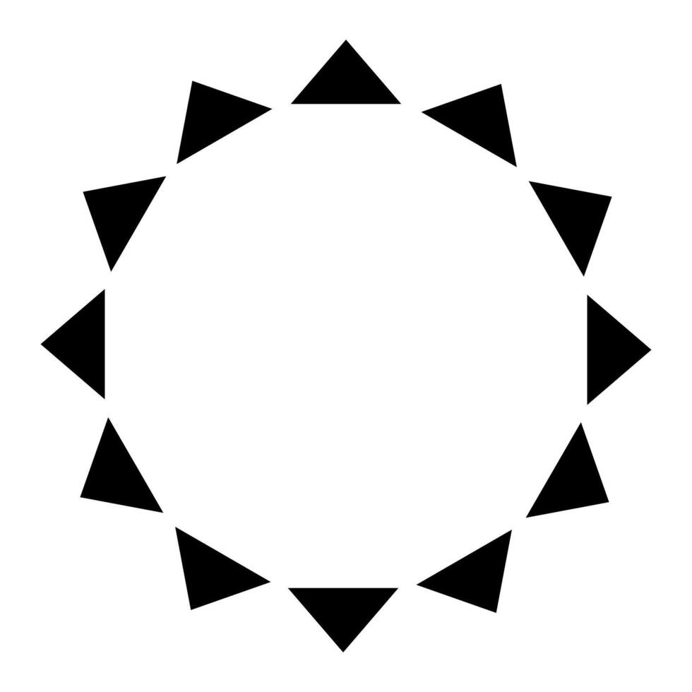 Sun icon. Simple illustration of sun icon for web design for web isolated on white background. vector