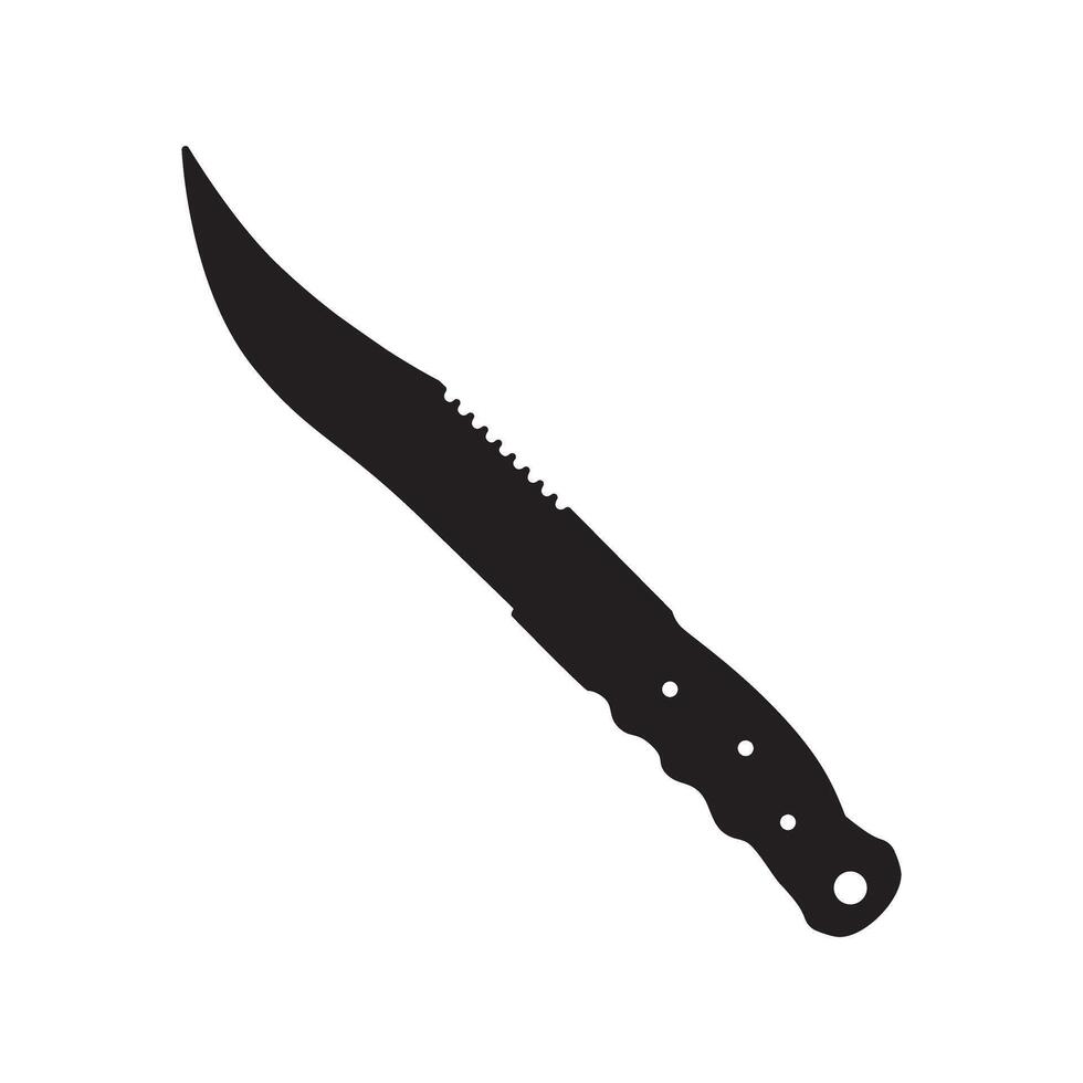 Knife web icon. Knife symbol. Flat design style eps 10 vector