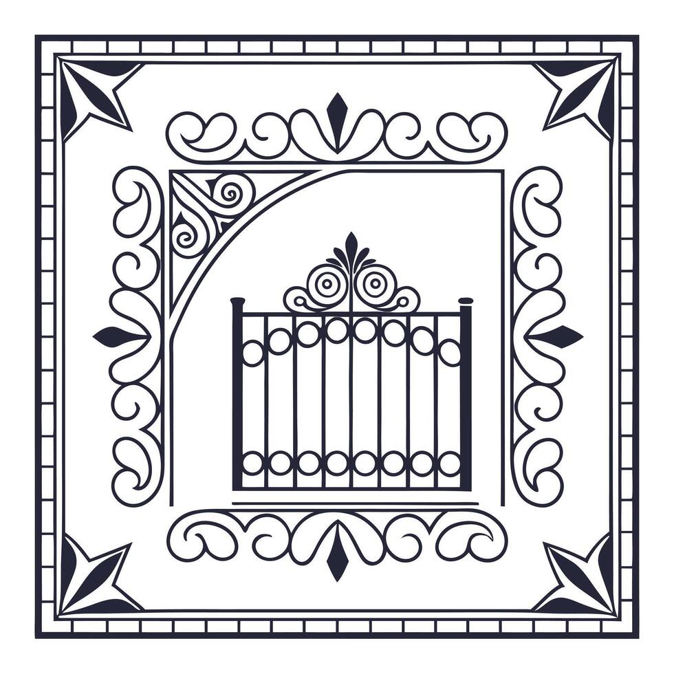 Vintage Ornamental Frame Collection in High Resolution for Design Projects vector