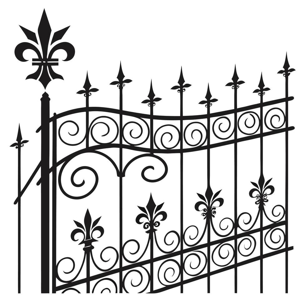 High resolution black medieval and gothic ornamental dividers design for print and digital use style vector
