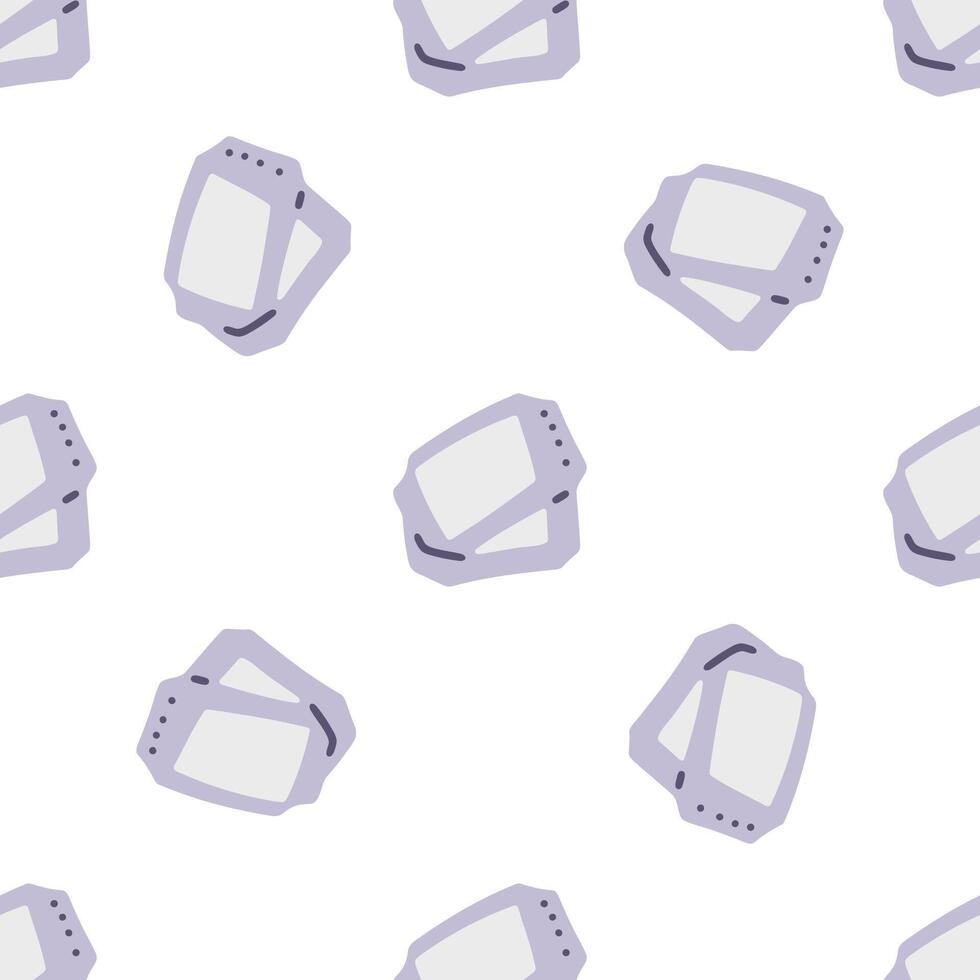 Seamless Cartoon Ticket Pair Pattern vector