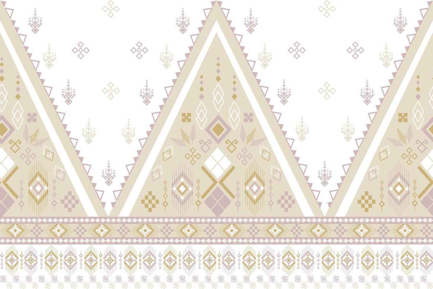 geometric border for textile vector