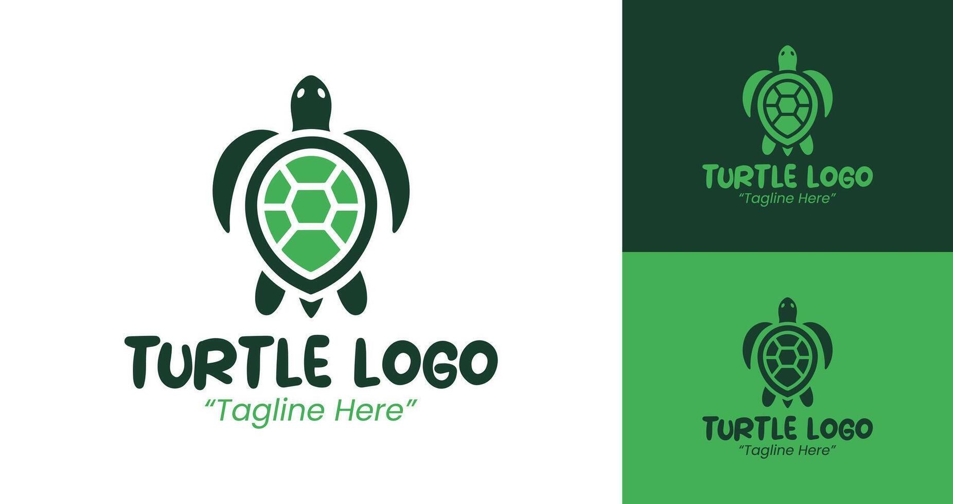 Eco and Nature-Inspired Turtle Logo Design for Modern Business Branding vector