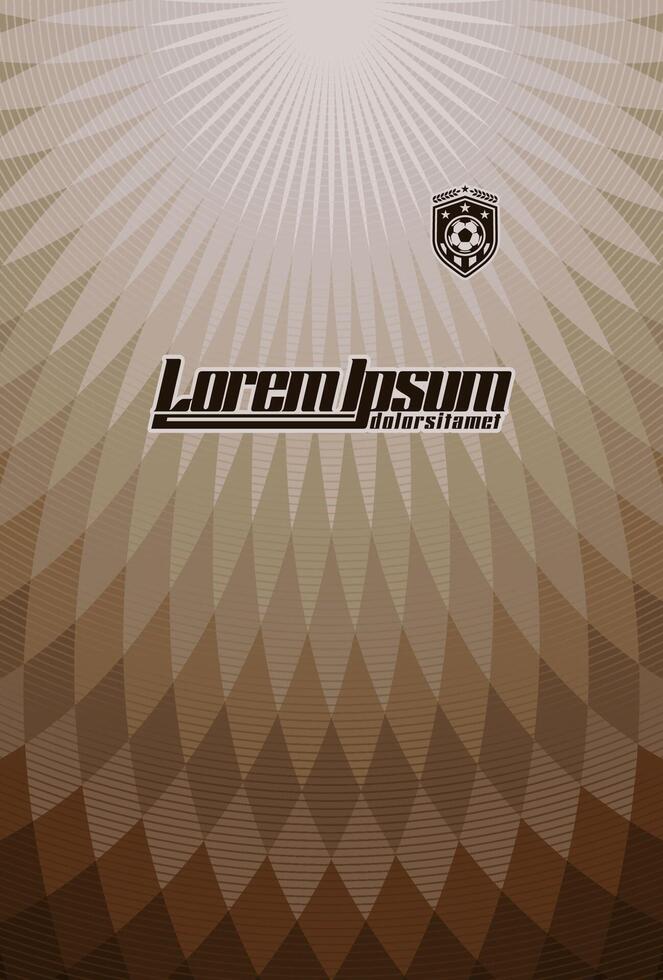 Stylish sports background with logo vector