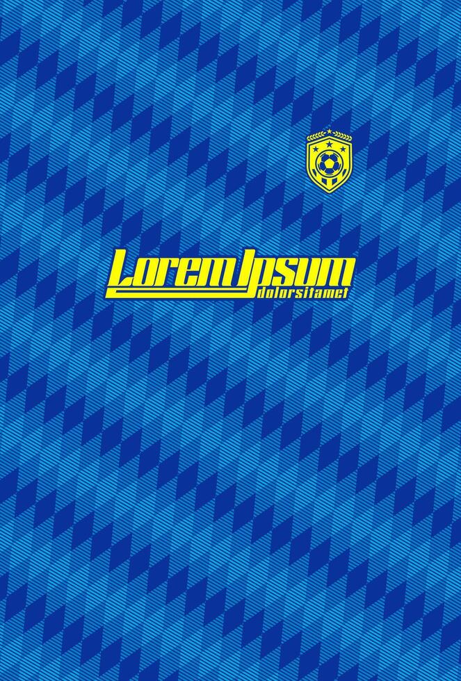 Colorful soccer jersey design background vector