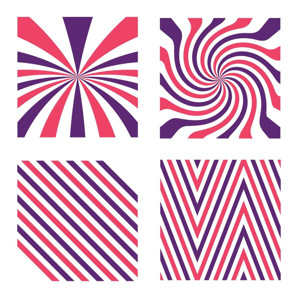set abstract random pattern collection vector