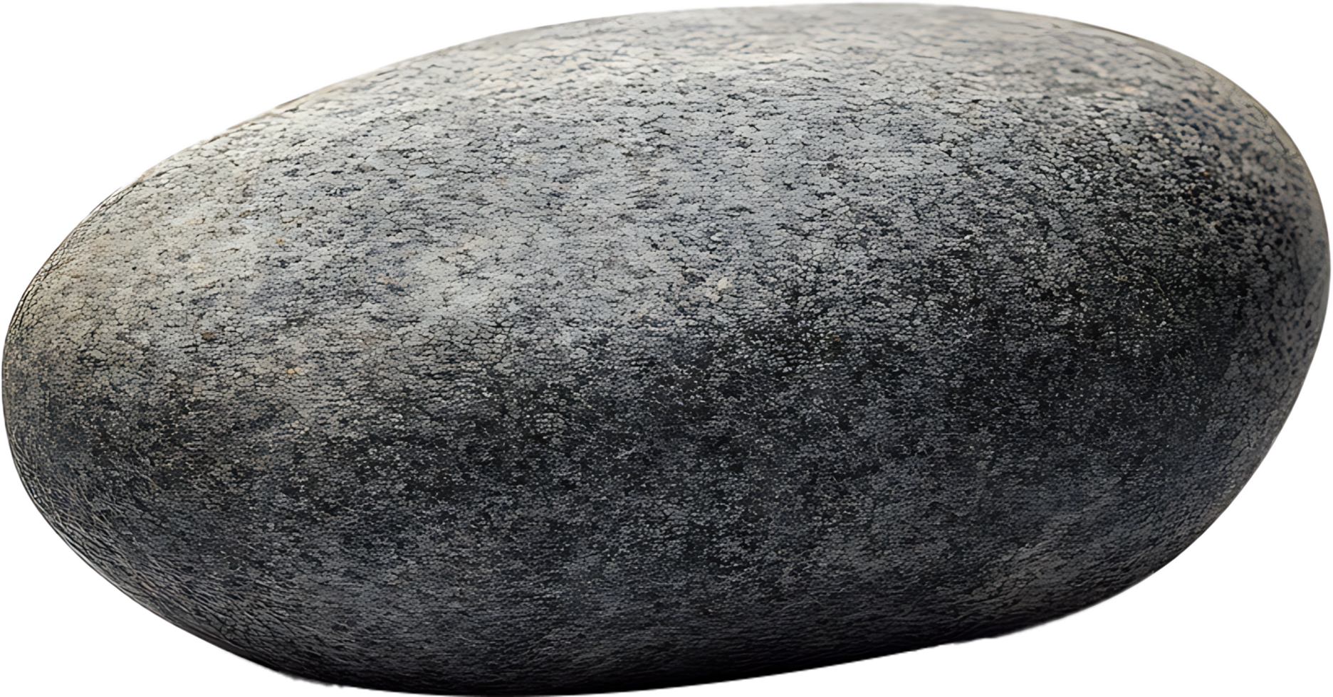 Smooth Grey River Rock Isolated on Transparent Background png