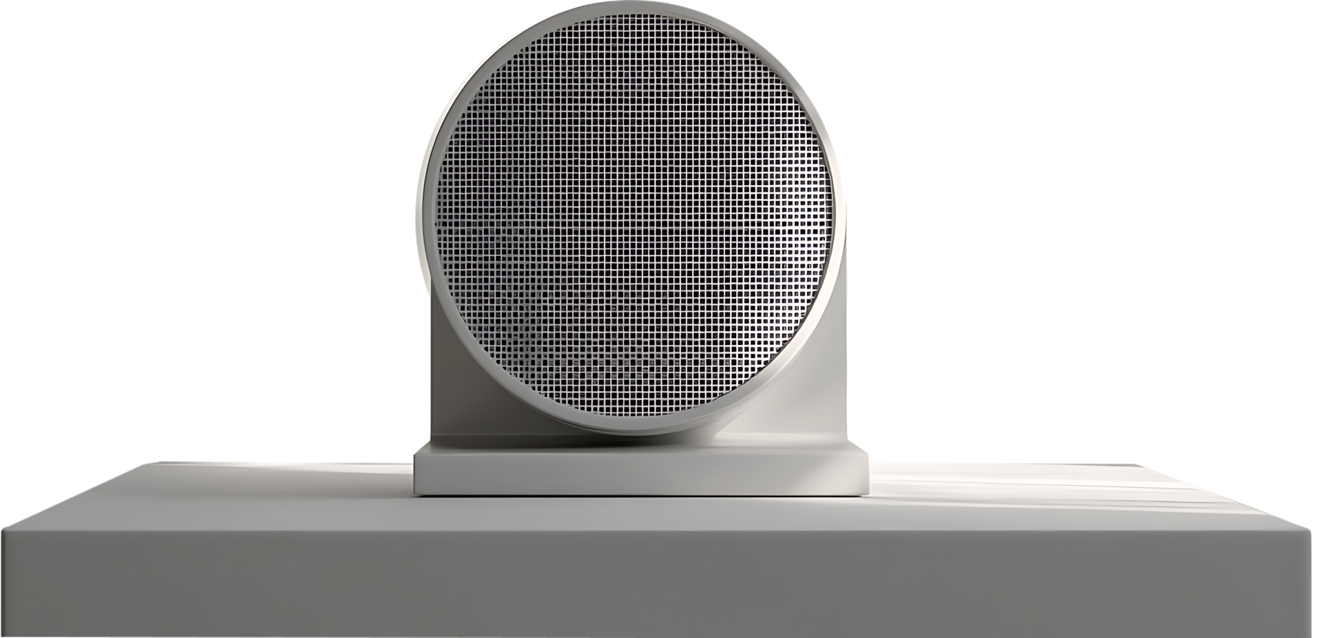 Modern Abstract Circular Grid Display on Pedestal png