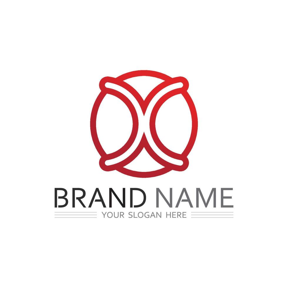 Clean Bold X Letter Icon Logo for Company, Tech, and Startup Identity vector