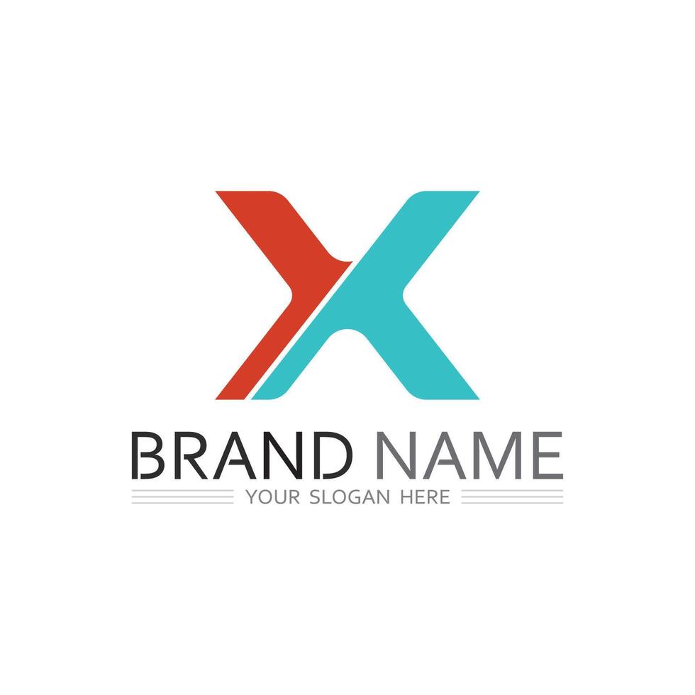 Creative X Letter Logo for Startup, Branding, and Web Solutions vector