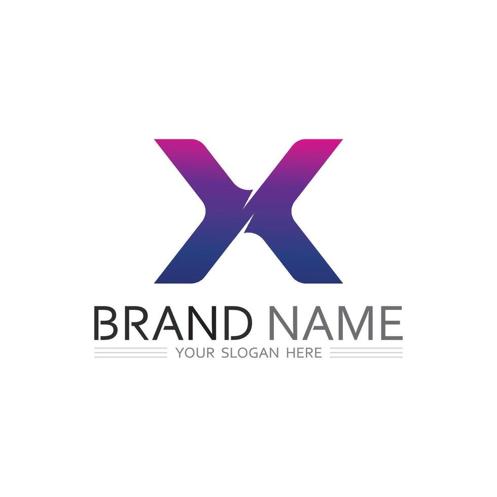 Sleek Letter X Logo Concept for Innovation, Tech, and Business Branding vector