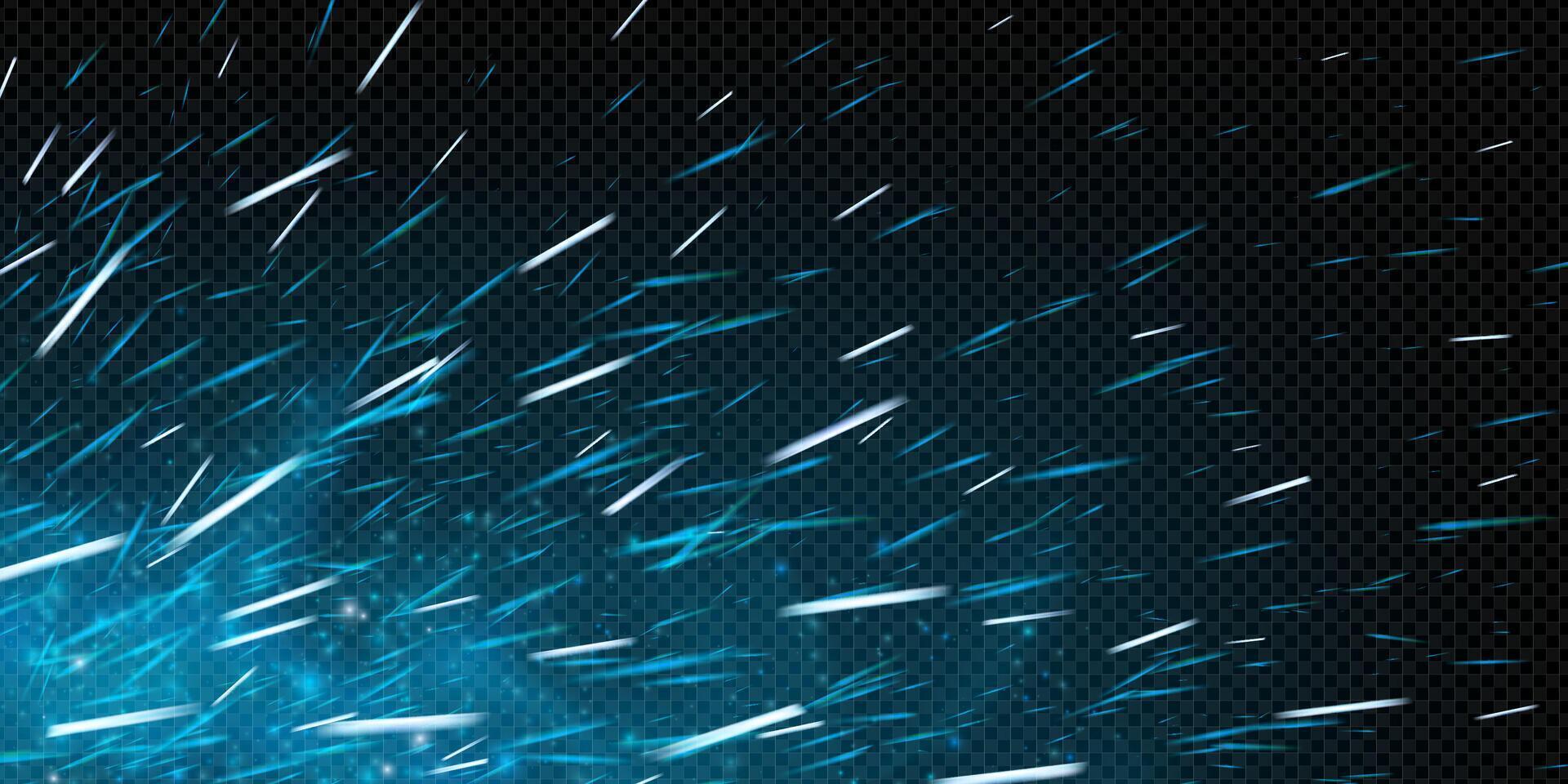 Blue flame and smoke wallpaper with abstract neon glow and icy sparks. texture blends magic particles, heat, and fog. Dark background with flying embers, bokeh, and glowing energy. vector