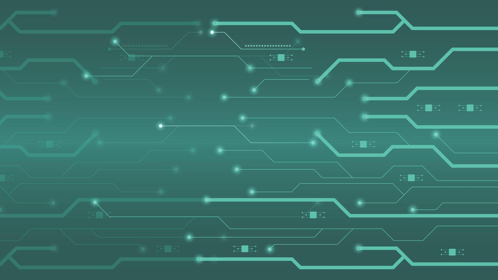 Digital background with glowing tech lines and circuit connections ideal for modern themes and futuristic technology presentations in web and graphic design projects vector