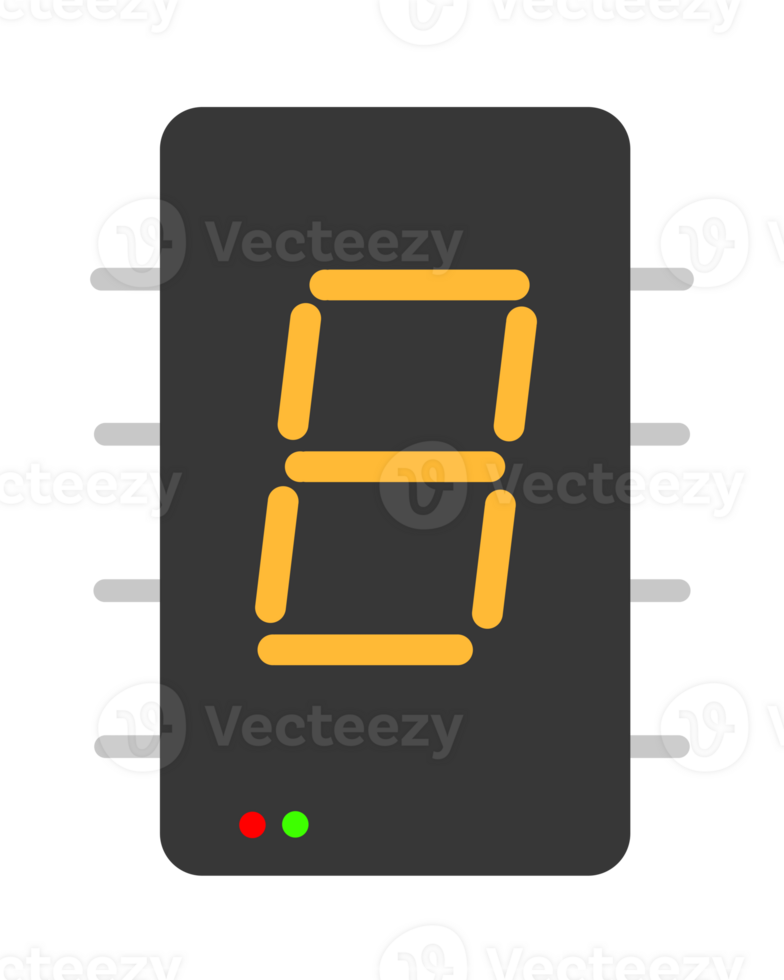 Seven Segment Display Circuit Board png