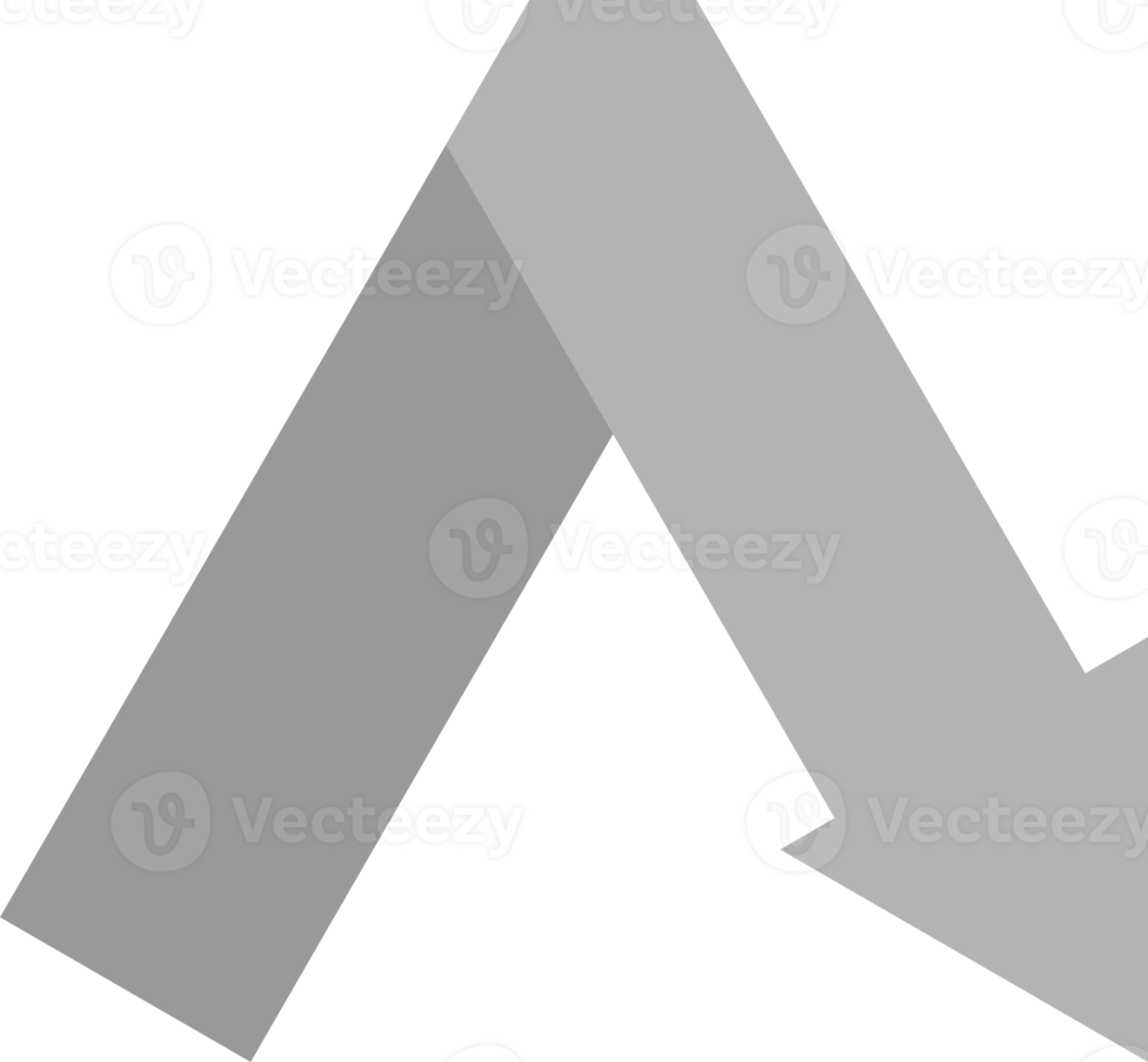 Gray arrow u turn png