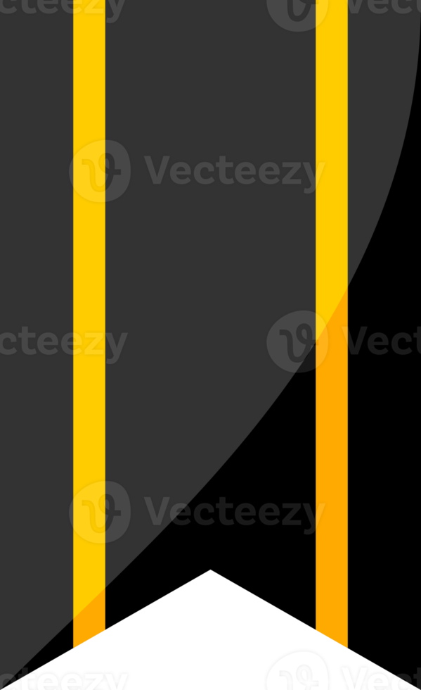 Black ribbon icon png