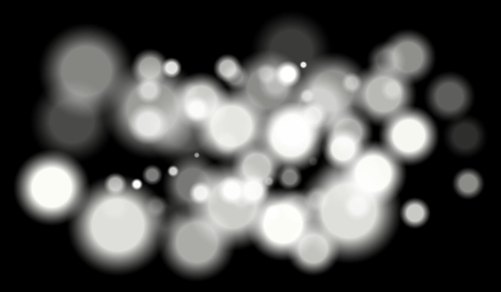 White circles on black background with a black background vector