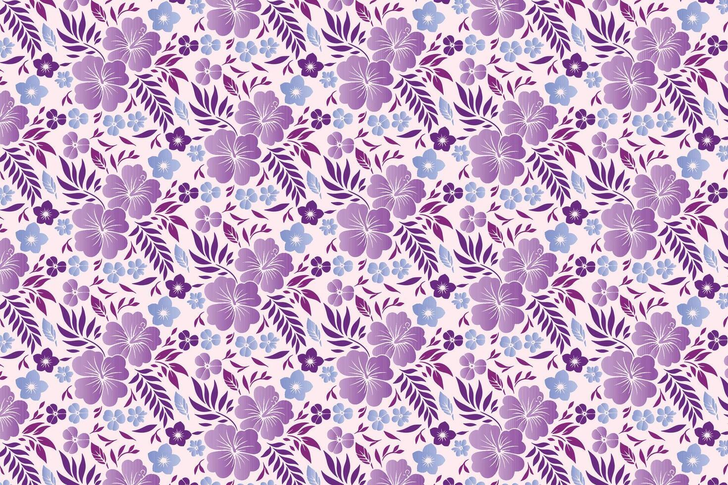 modern floral print with decorative cotton blooms and continuous sketch lines suited for fashion accessories and fabrics vector