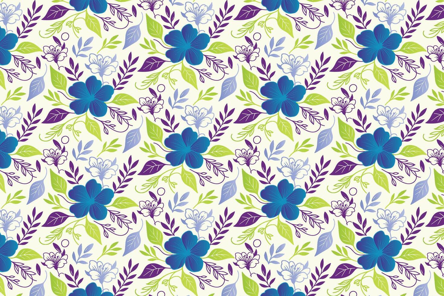 detailed line art floral print featuring abstract roses and artistic repetition made for bedsheets and fabric wrapping vector