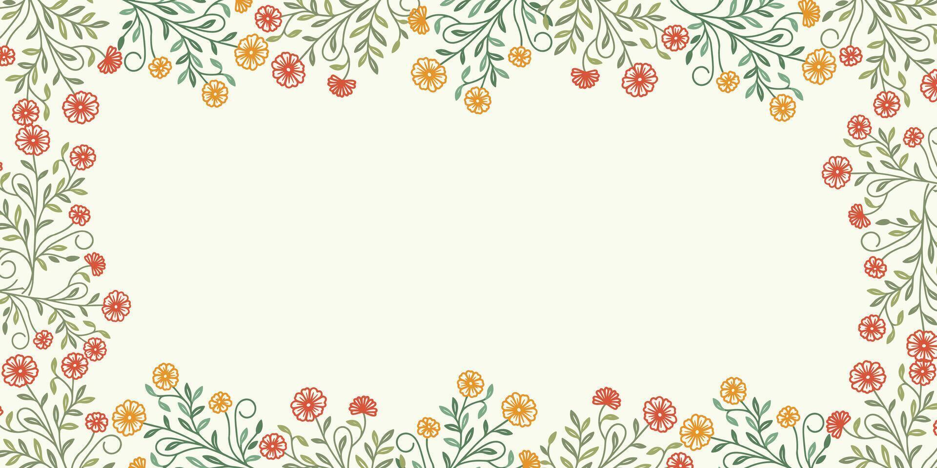 soft abstract floral composition for wall and card design.decorative invitation template for wedding scrapbook and banner vector