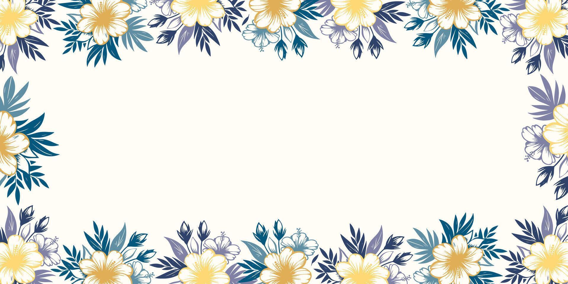 artistic abstract background with blooming floral inspiration.template for wedding card poster and textile wall decoration vector