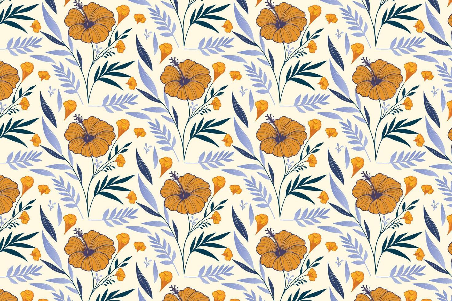 minimal floral texture with abstract doodle petals and soft layout made for fashion fabric and packaging use vector