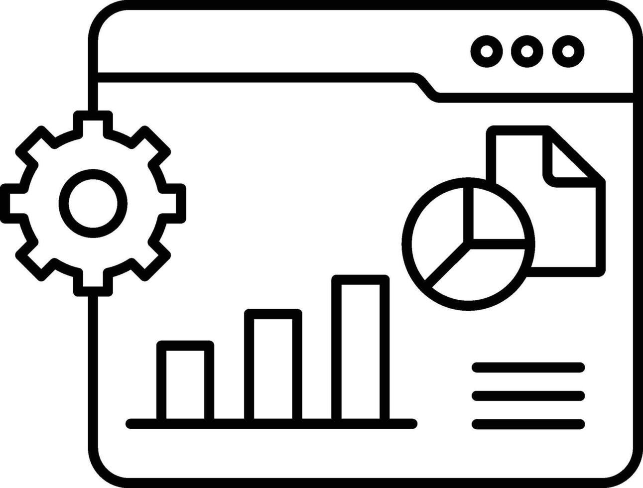 Centralized Data Storage Graphic vector