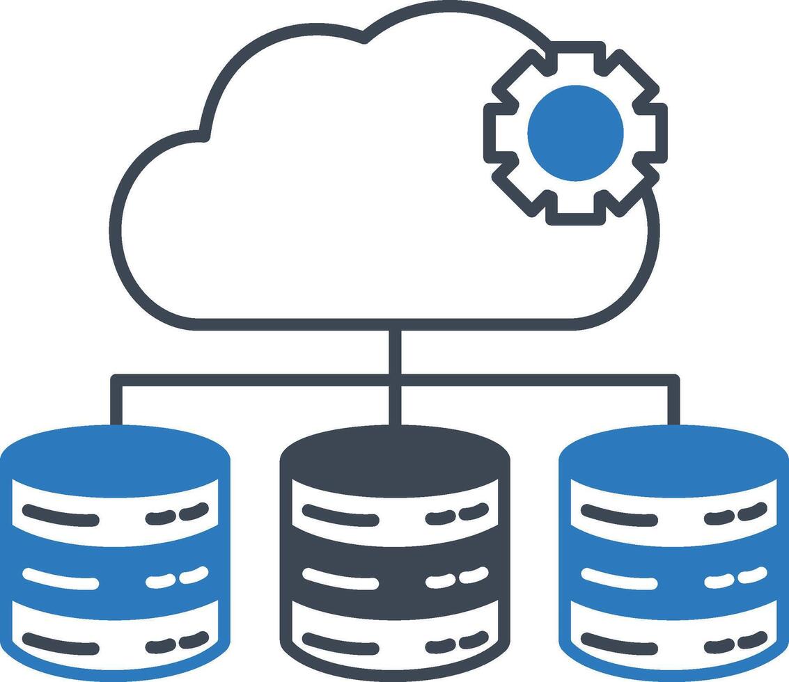 Data Flow Icon Network Transfer and Digital Connectivity vector