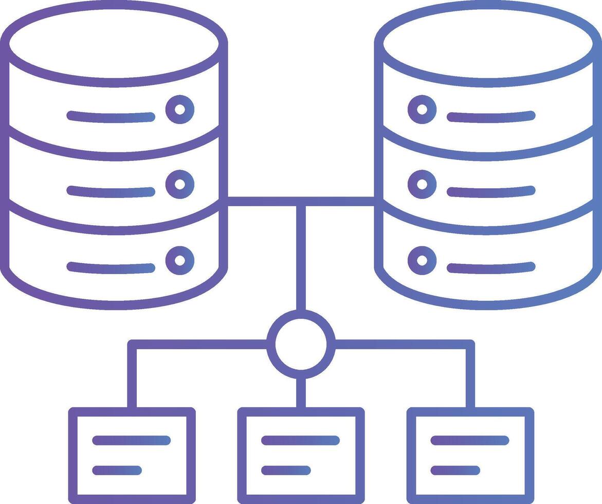 Server Database Icon Design vector