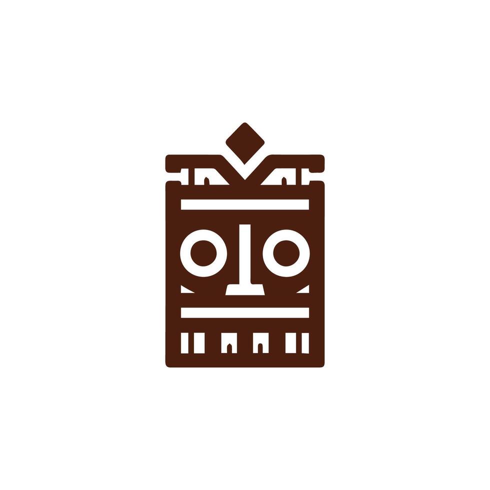 a brown and white logo for a company vector