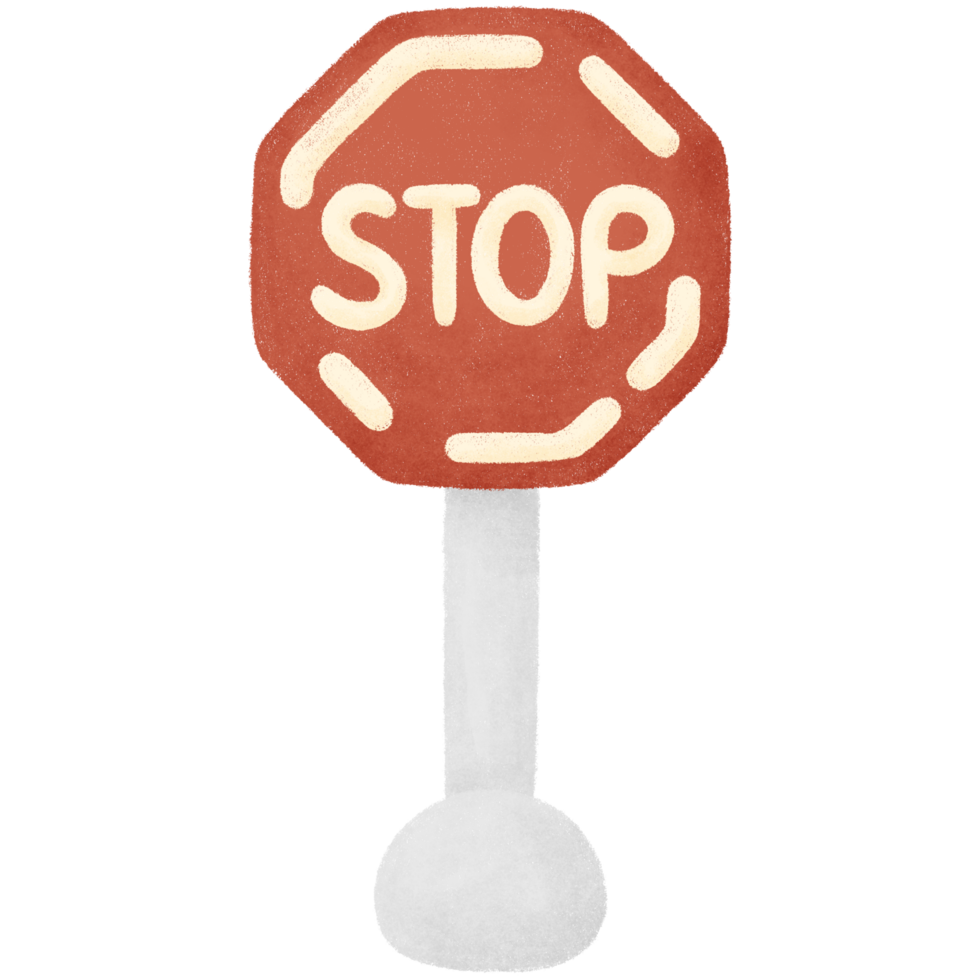 Red stop sign png