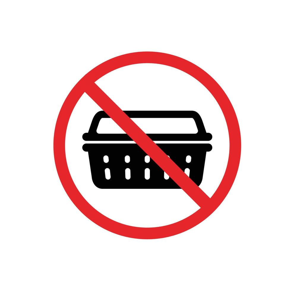 no plastic, no single-use plastic icon.no plastic food containers, Protect the environment, Suitable for poster use and web icons vector