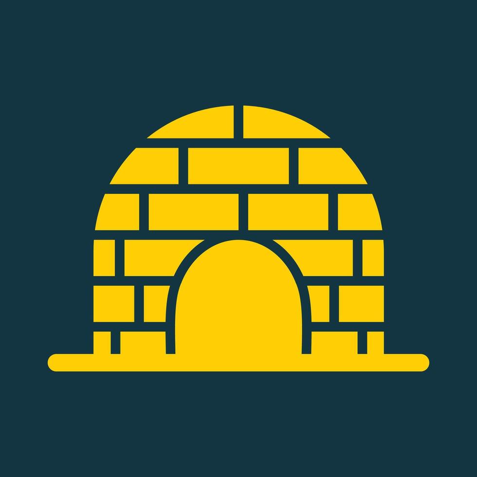 Igloo trendy art design gorgeous amazing design colorful useful illustration vector