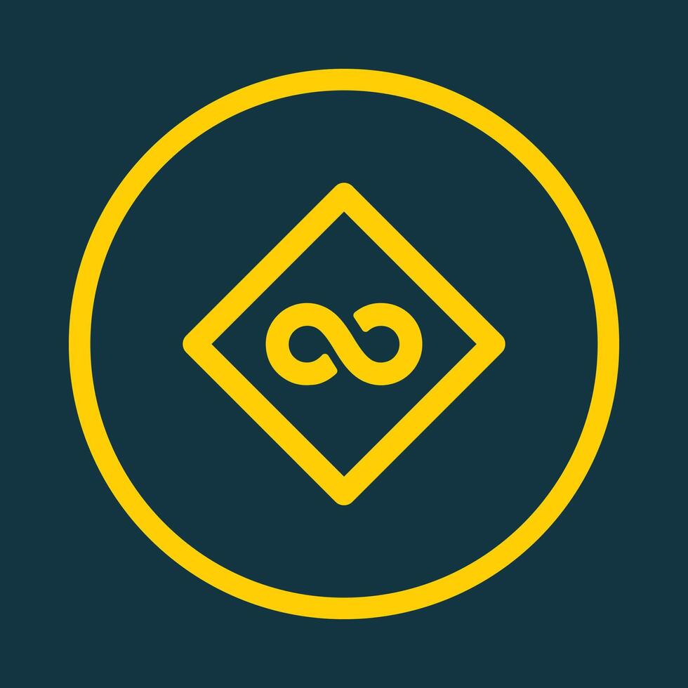 Infinity Sign trendy art design pretty amazing design colorful useful illustration vector