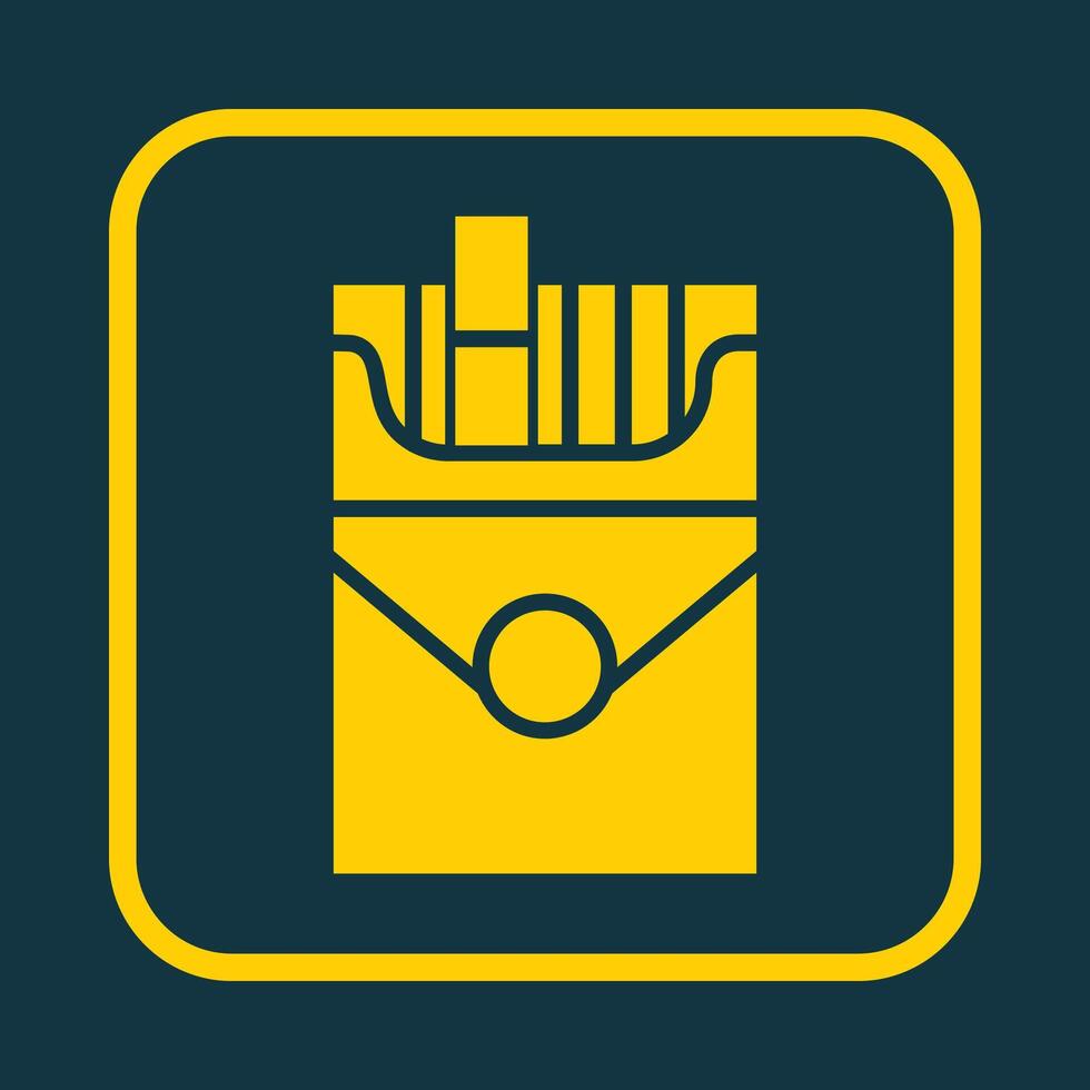 Cigarette Pack trendy art design handsome amazing design colorful useful illustration vector