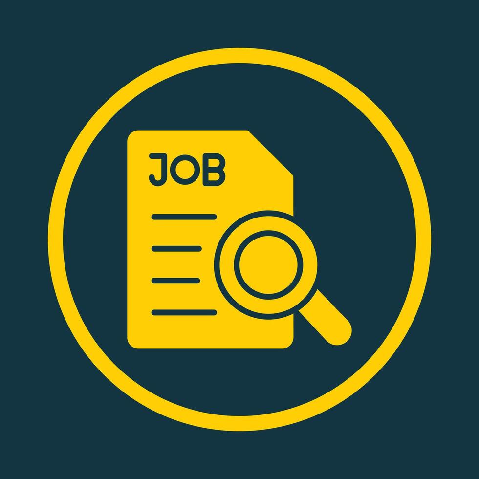 Job Search trendy art design elegant amazing design colorful useful illustration vector