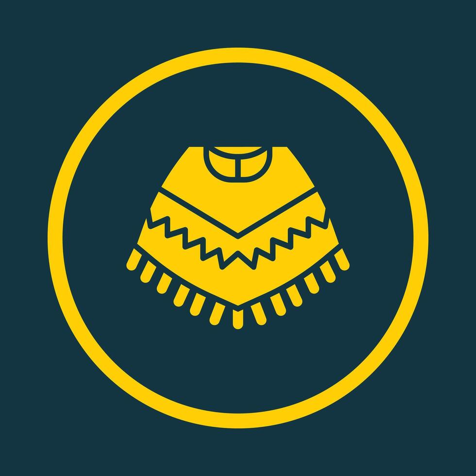 Poncho trendy art design good amazing design colorful useful illustration vector