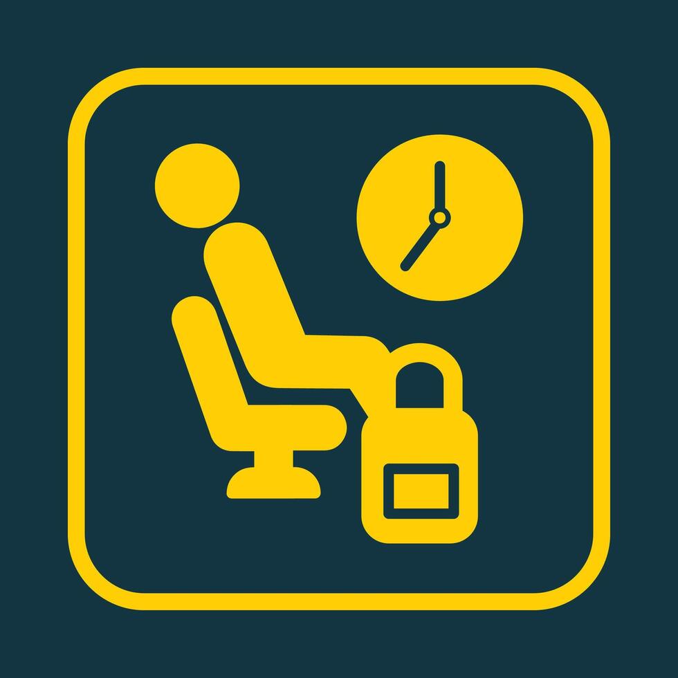 Waiting trendy art design cute amazing design colorful useful illustration vector