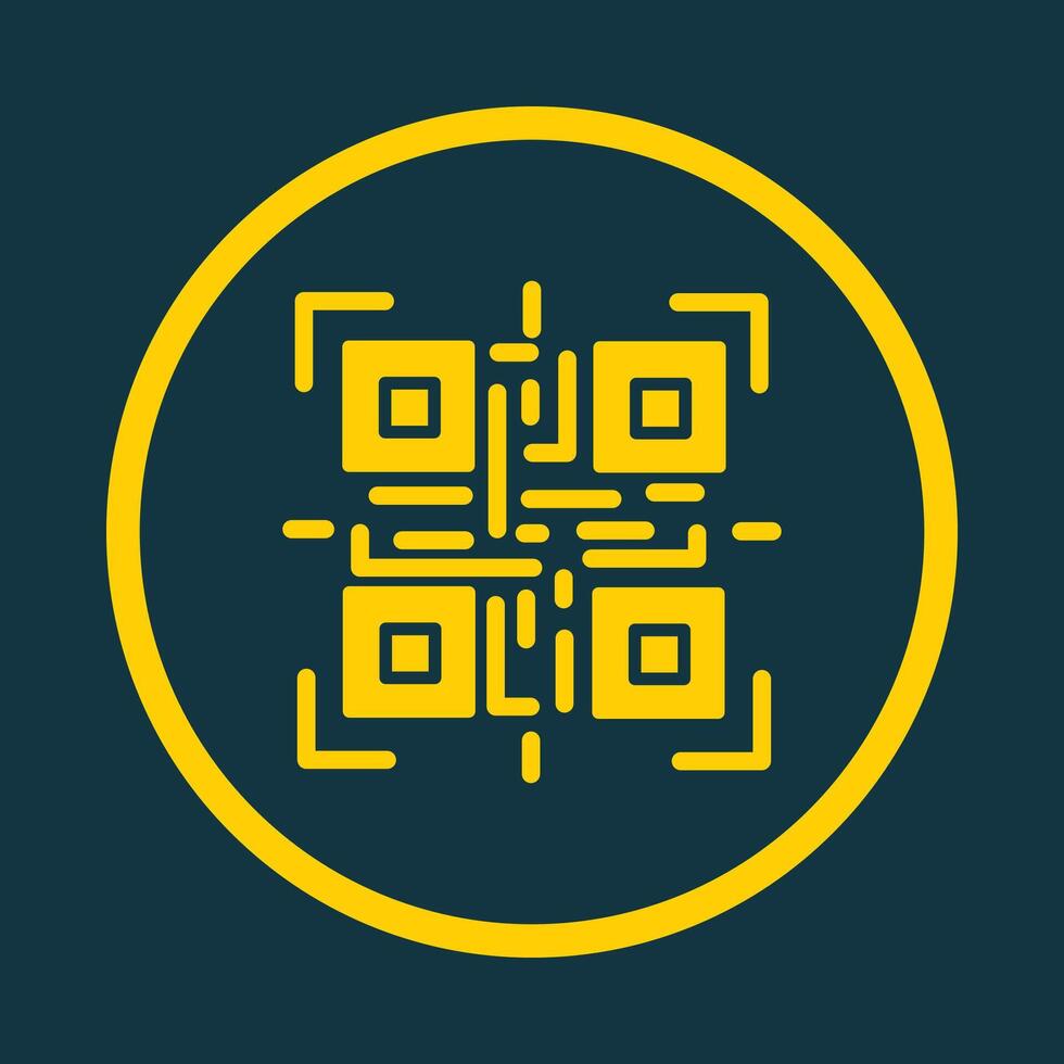 QR Code Reader trendy art design gorgeous amazing design colorful useful illustration vector