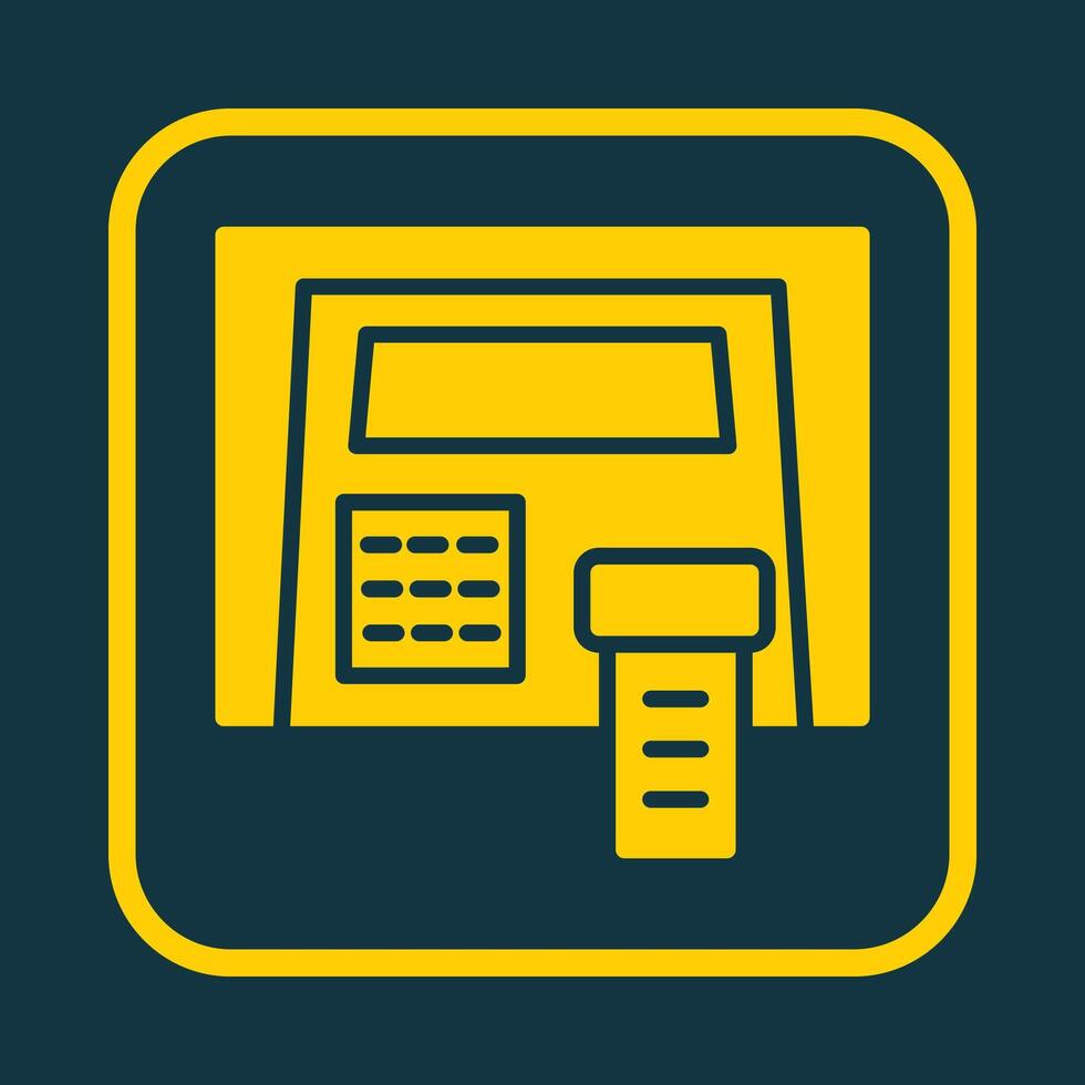 ATM Machine trendy art design attractive amazing design colorful useful illustration vector