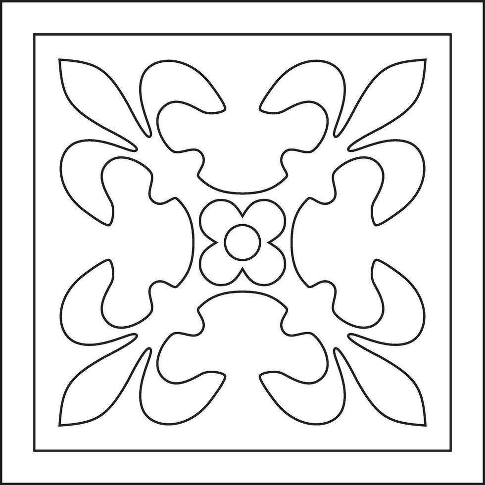 black outline ancient Roman ornament elements. Classic European parts of pattern vector